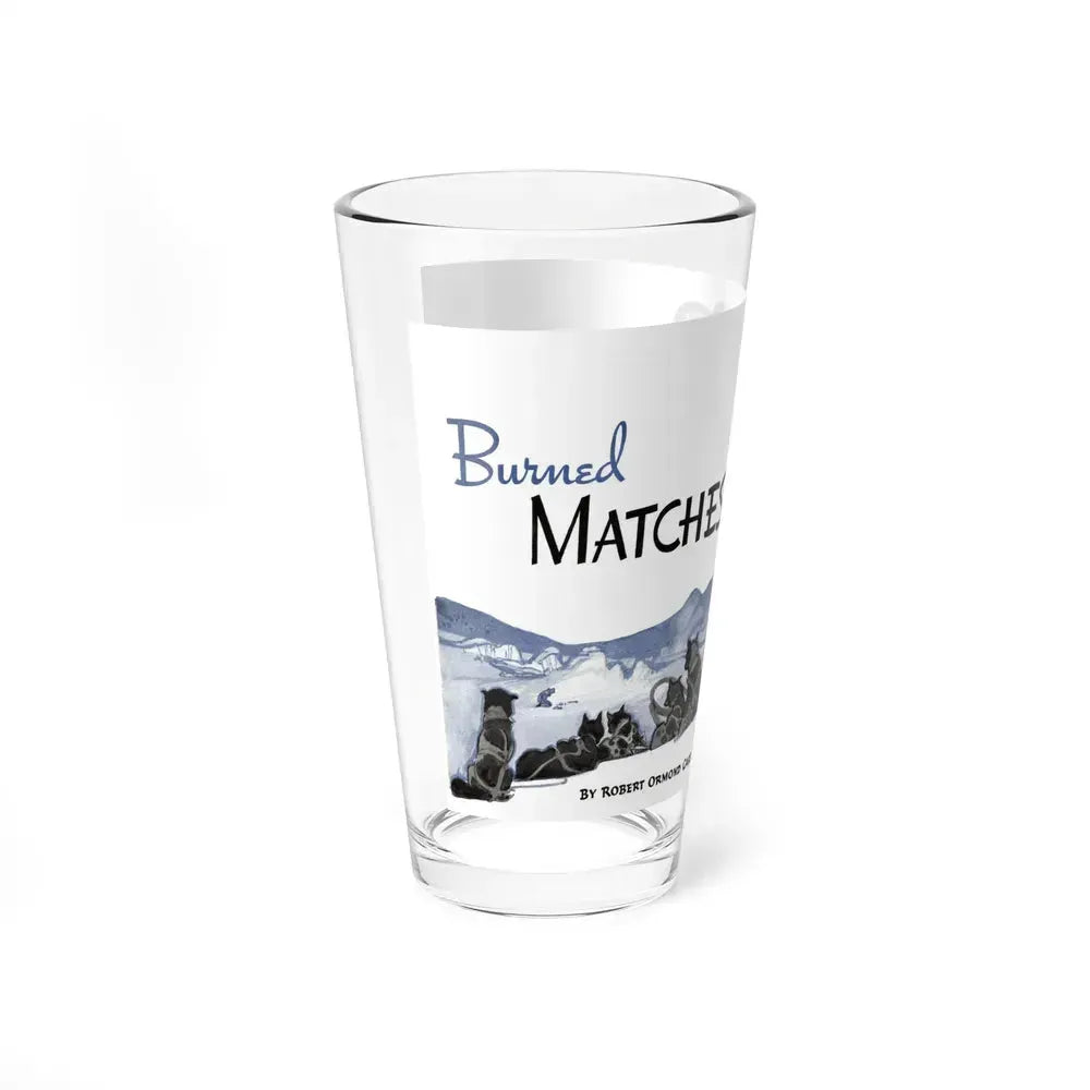 Burned Matches, The American Magazine, December 1936 (Magazine Illustration) Pint Glass 16oz - Go Mug Yourself