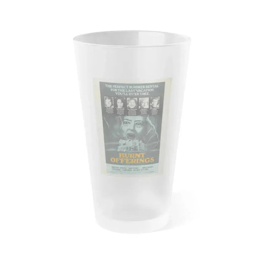 BURNT OFFERINGS 1976 Movie Poster - Frosted Pint Glass 16oz 16oz Frosted - Go Mug Yourself