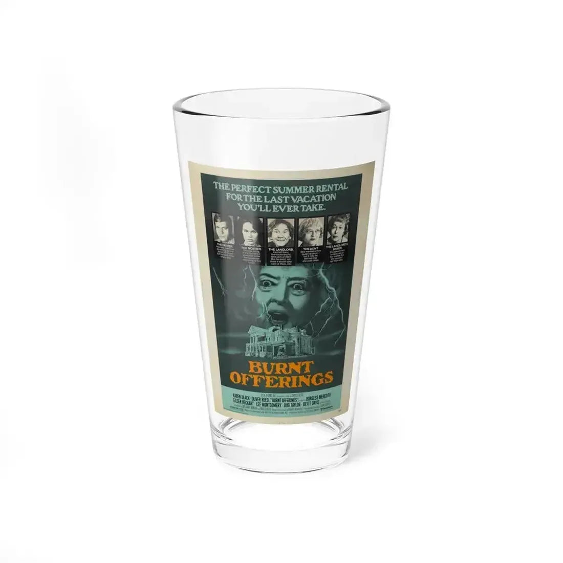 BURNT OFFERINGS 1976 Movie Poster - Pint Glass 16oz 16oz - Go Mug Yourself