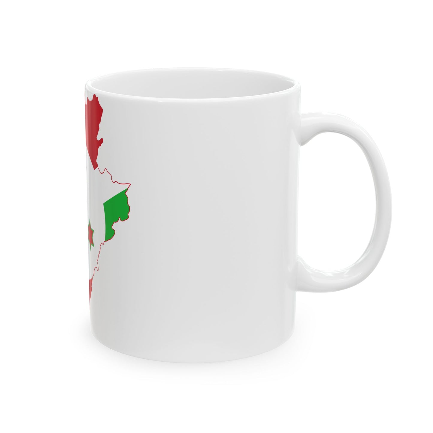 Burundi Stub (Burundi) White Coffee Mug-Go Mug Yourself
