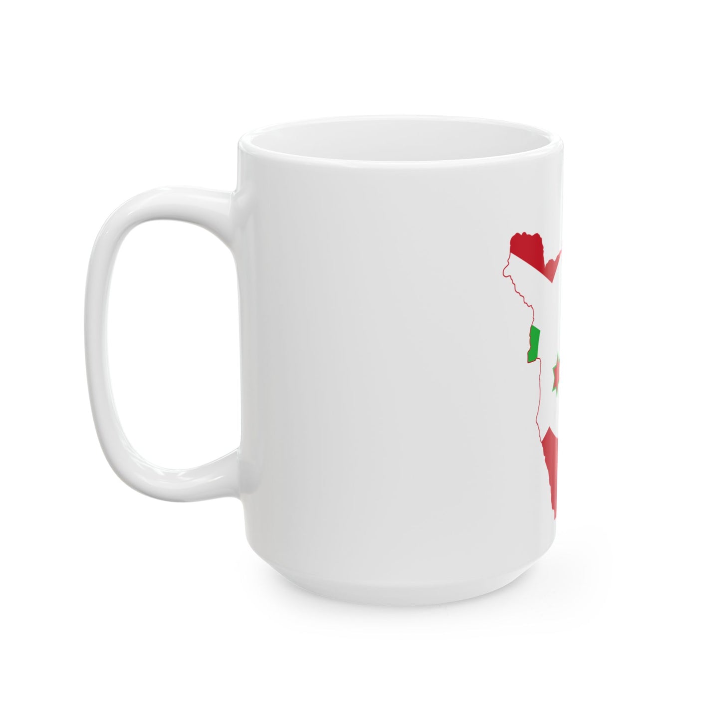 Burundi Stub (Burundi) White Coffee Mug-Go Mug Yourself