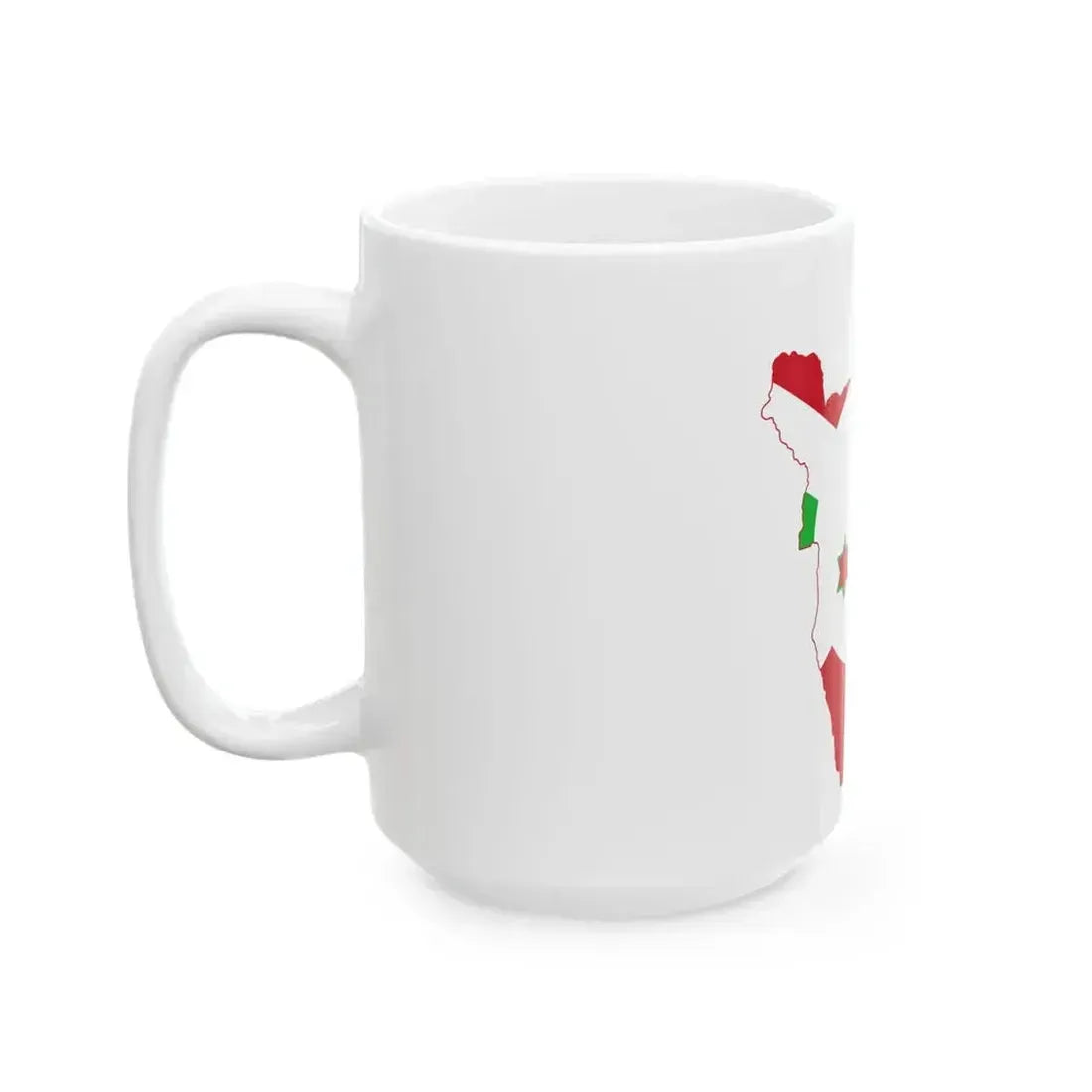 Burundi Stub (Burundi) White Coffee Mug - Go Mug Yourself
