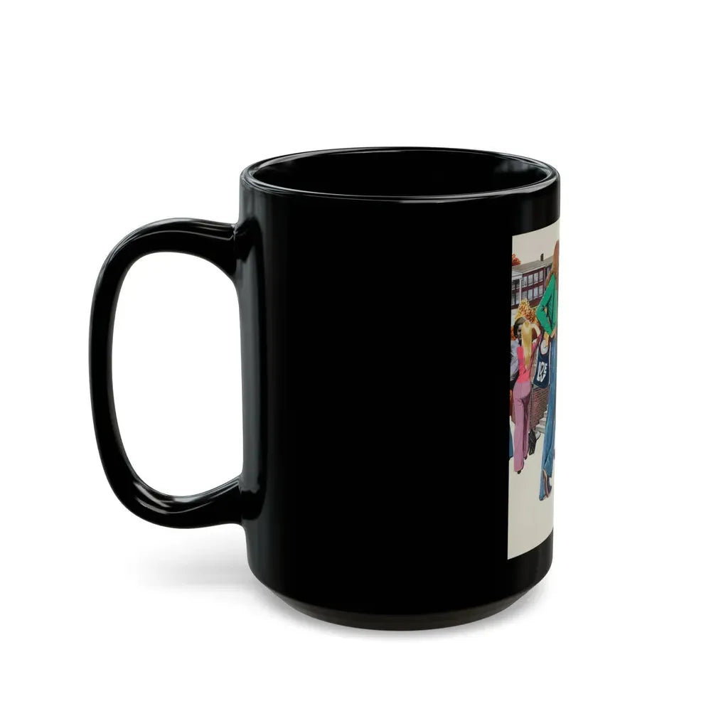 Bus Stop, 1970s - Black Coffee Mug - Go Mug Yourself