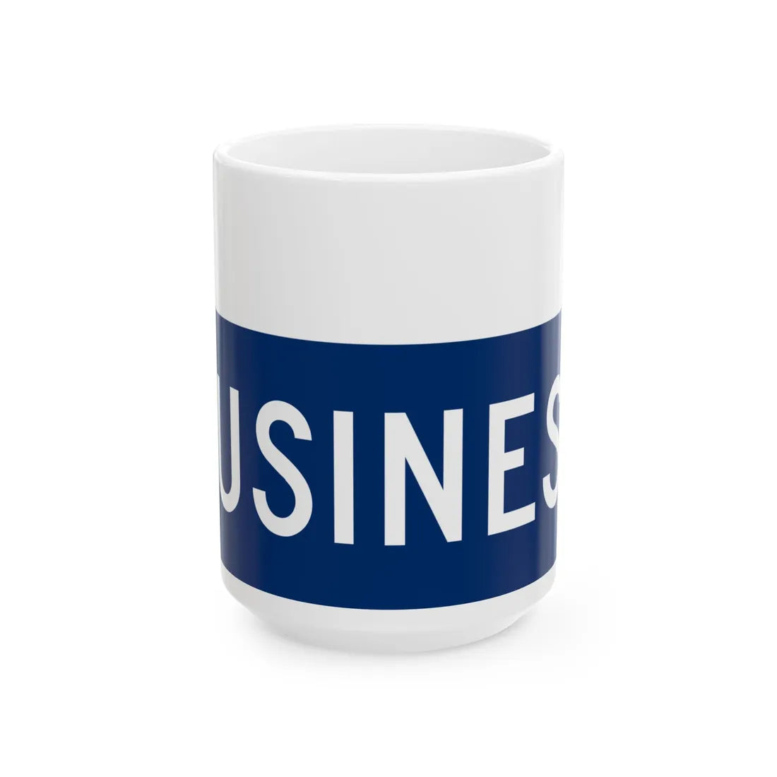 Business plate blue FL 1956 (Florida) (Road Sign) White Coffee Mug 15oz - Go Mug Yourself
