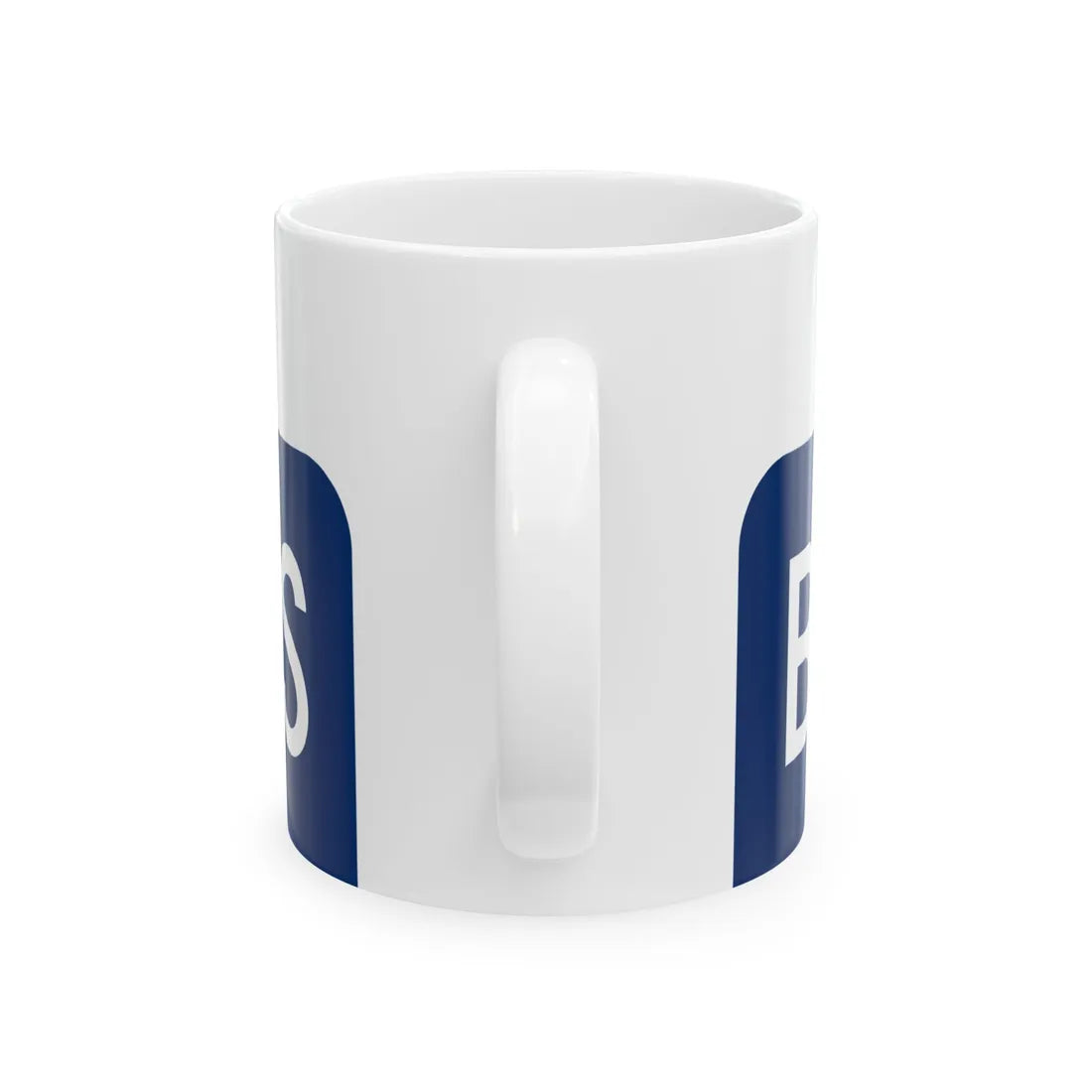 Business plate blue FL 1956 (Florida) (Road Sign) White Coffee Mug - Go Mug Yourself