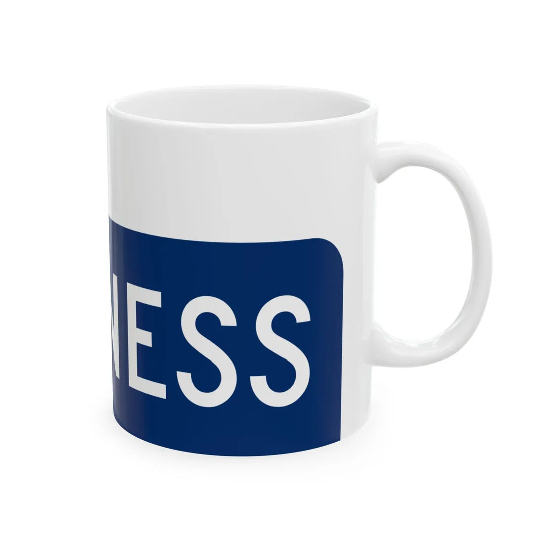 Business plate blue FL 1956 (Florida) (Road Sign) White Coffee Mug - Go Mug Yourself
