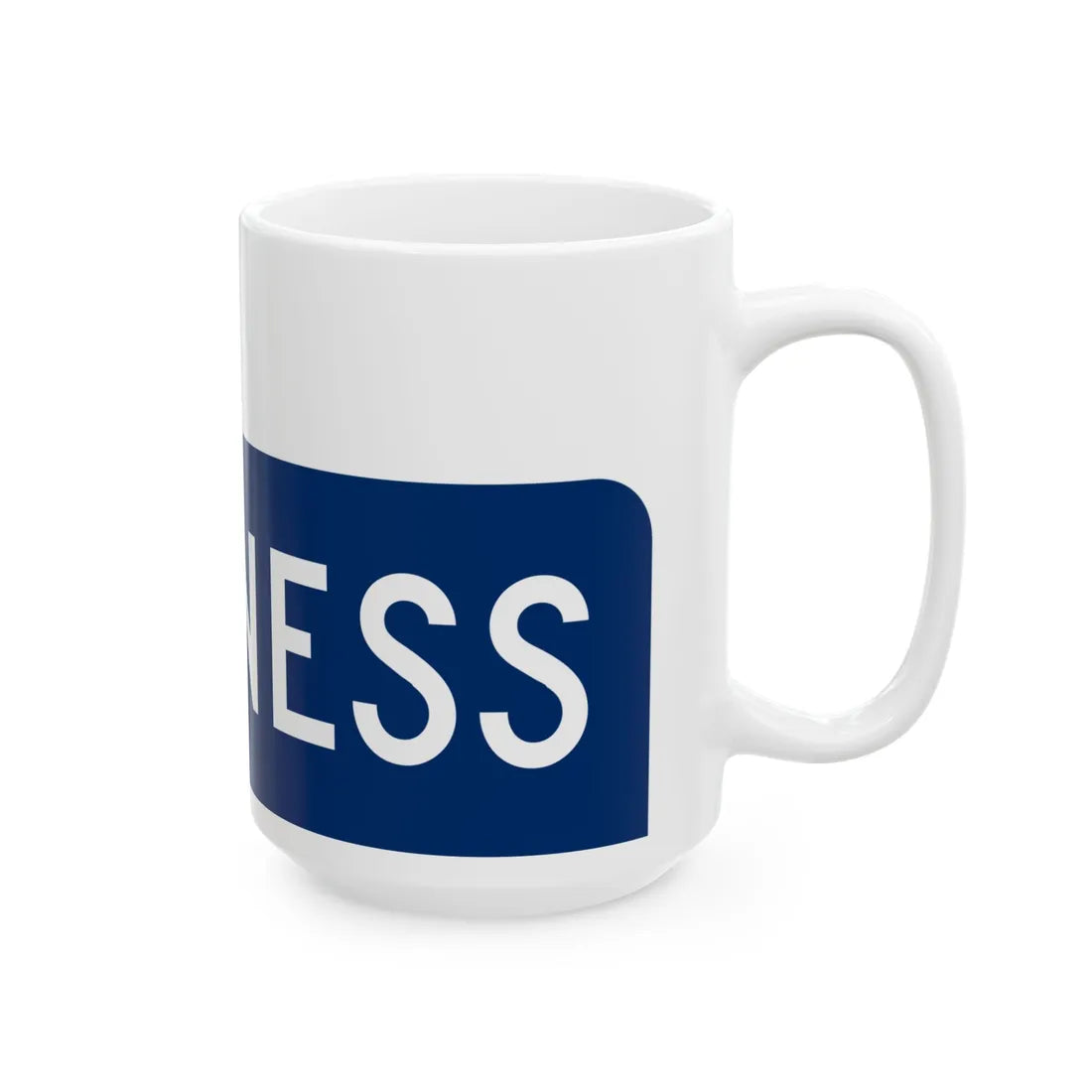 Business plate blue FL 1956 (Florida) (Road Sign) White Coffee Mug - Go Mug Yourself