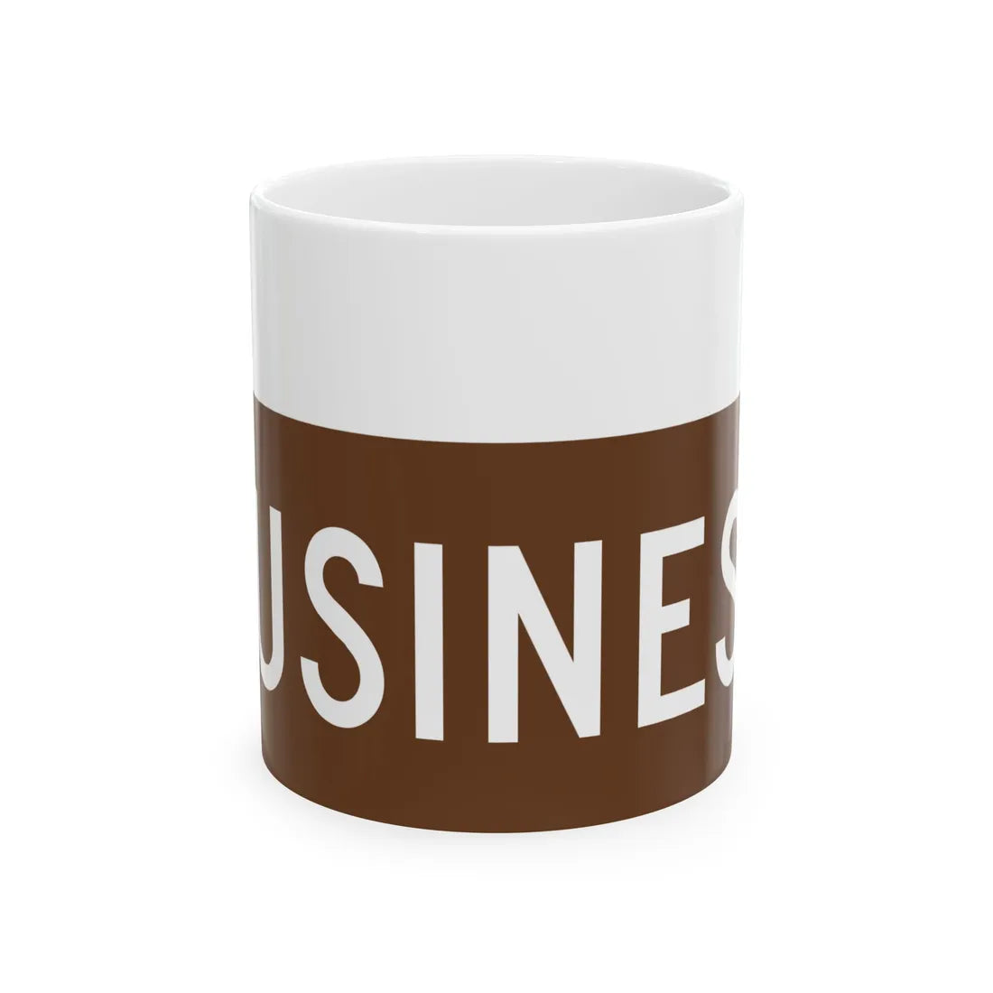 Business plate brown FL 1956 (Florida) (Road Sign) White Coffee Mug 11oz - Go Mug Yourself