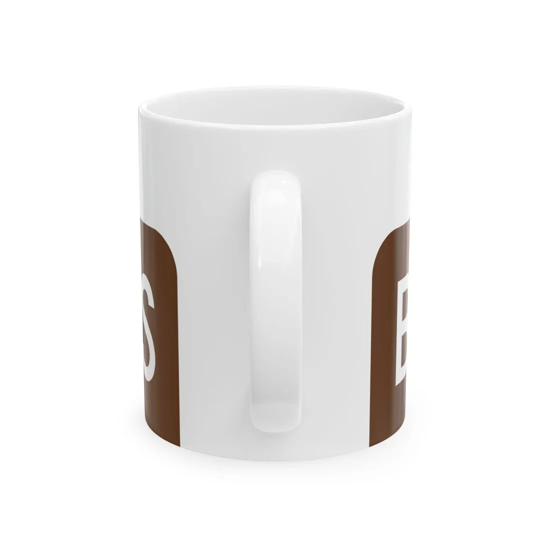 Business plate brown FL 1956 (Florida) (Road Sign) White Coffee Mug - Go Mug Yourself