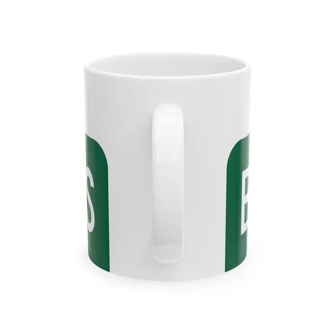 Business plate green FL 1956 (Florida) (Road Sign) White Coffee Mug - Go Mug Yourself