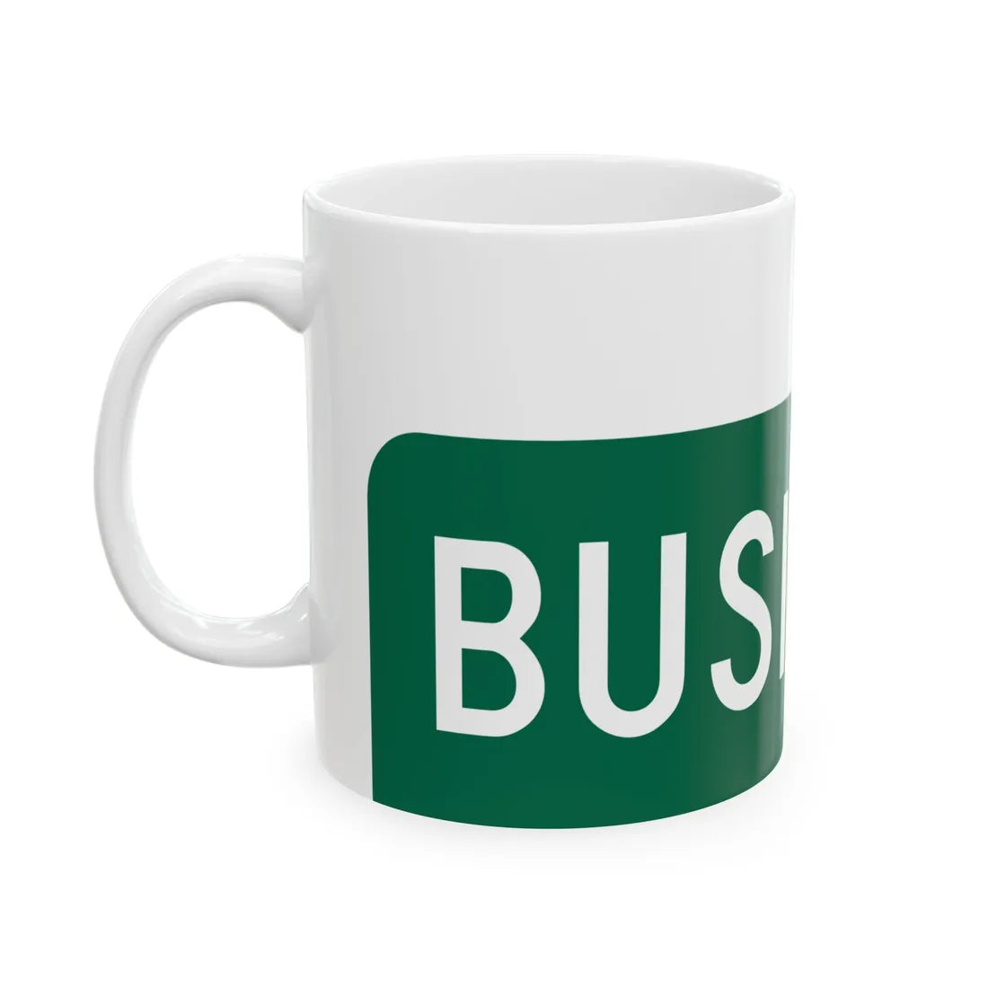 Business plate green FL 1956 (Florida) (Road Sign) White Coffee Mug - Go Mug Yourself