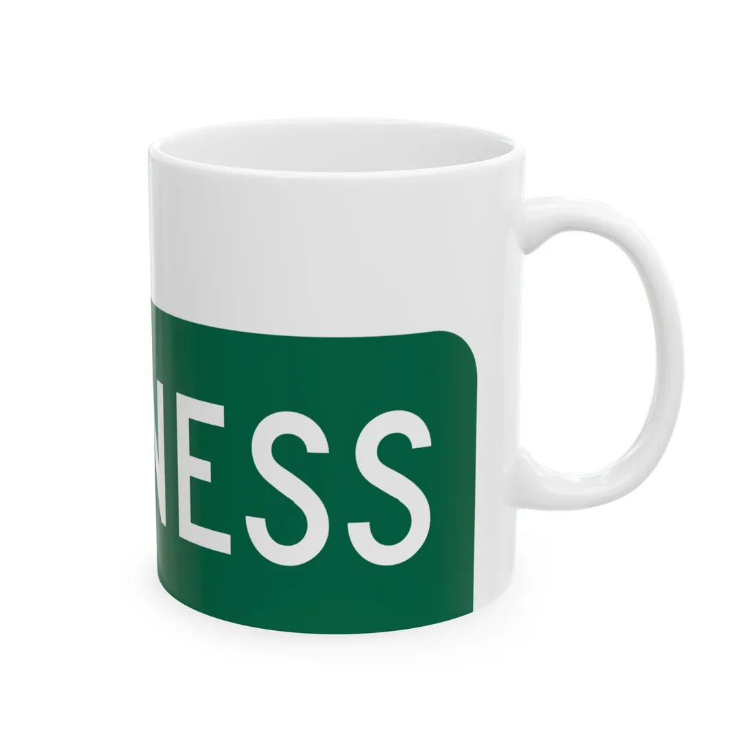 Business plate green FL 1956 (Florida) (Road Sign) White Coffee Mug - Go Mug Yourself