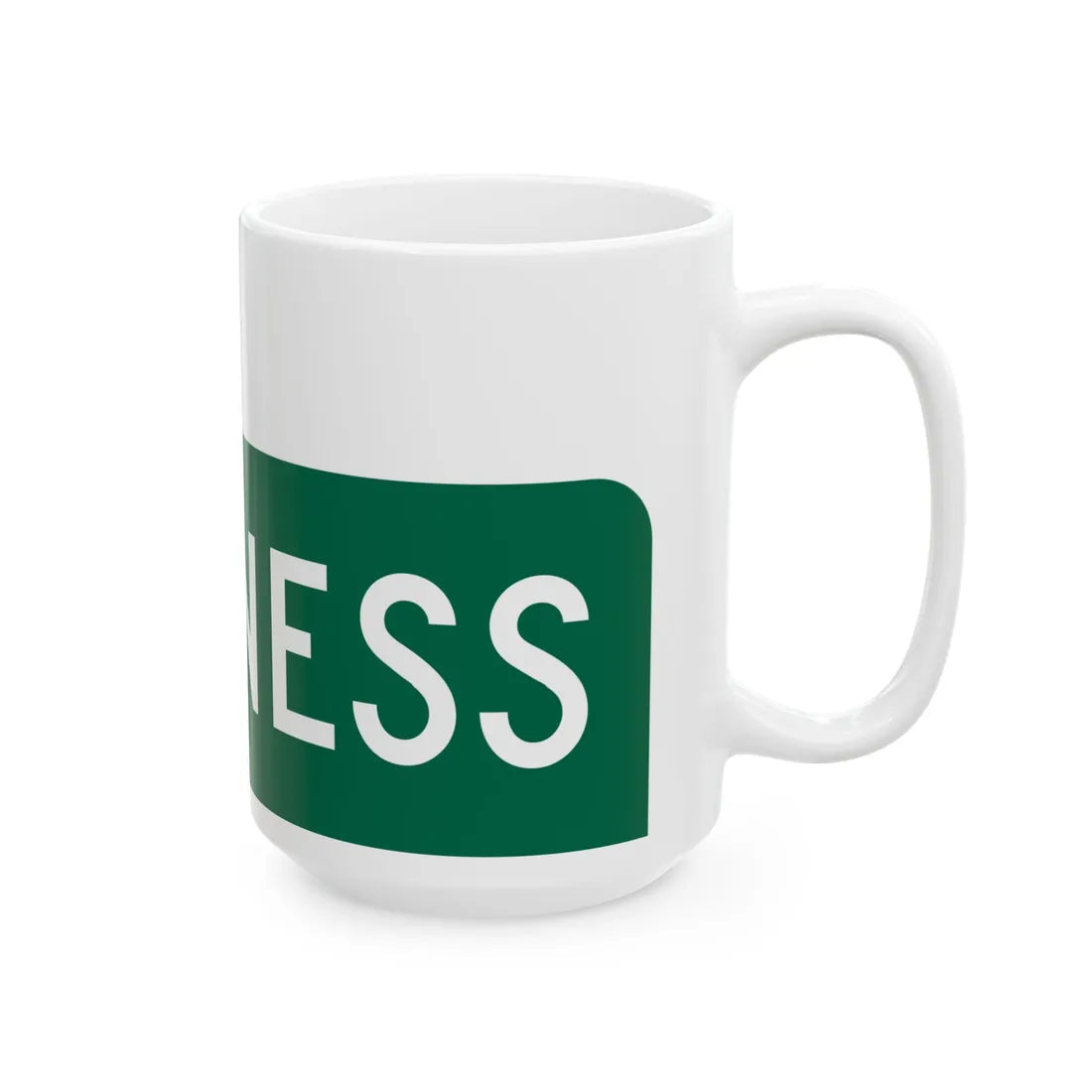 Business plate green FL 1956 (Florida) (Road Sign) White Coffee Mug - Go Mug Yourself
