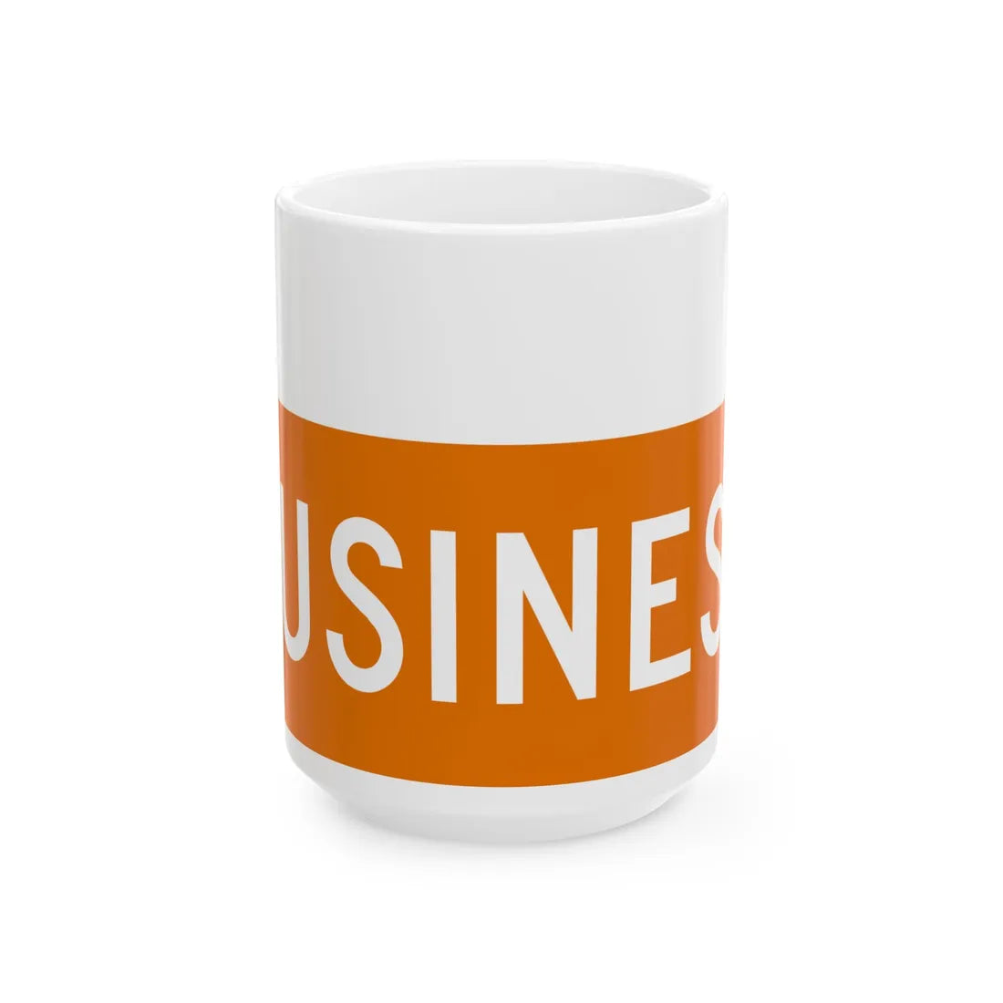 Business plate orange FL 1956 (Florida) (Road Sign) White Coffee Mug 15oz - Go Mug Yourself