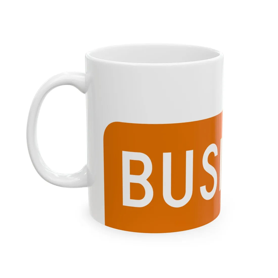 Business plate orange FL 1956 (Florida) (Road Sign) White Coffee Mug - Go Mug Yourself