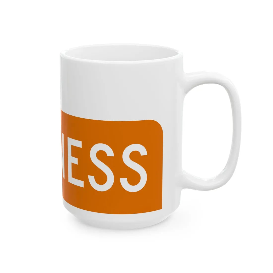 Business plate orange FL 1956 (Florida) (Road Sign) White Coffee Mug - Go Mug Yourself