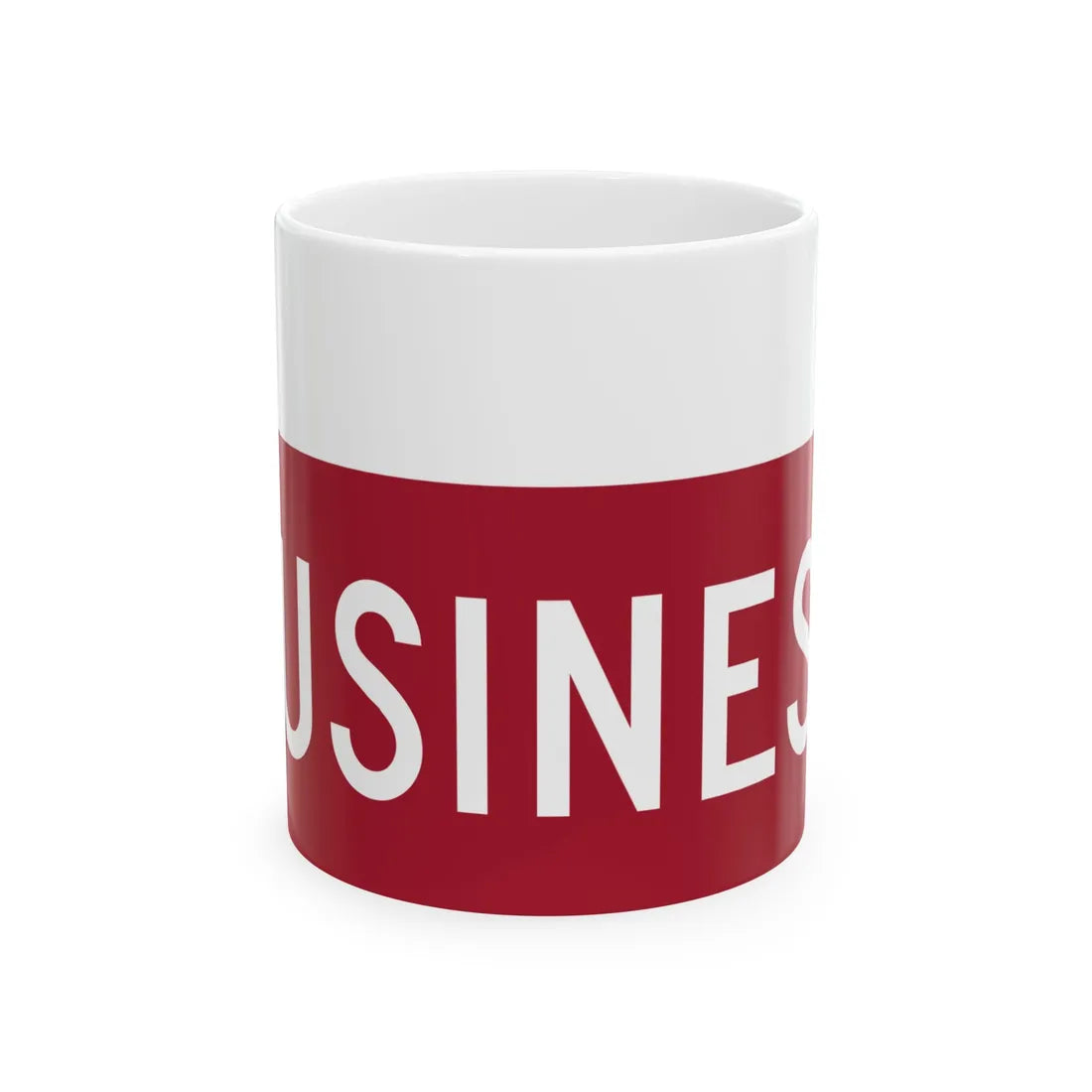 Business plate red FL 1956 (Florida) (Road Sign) White Coffee Mug 11oz - Go Mug Yourself