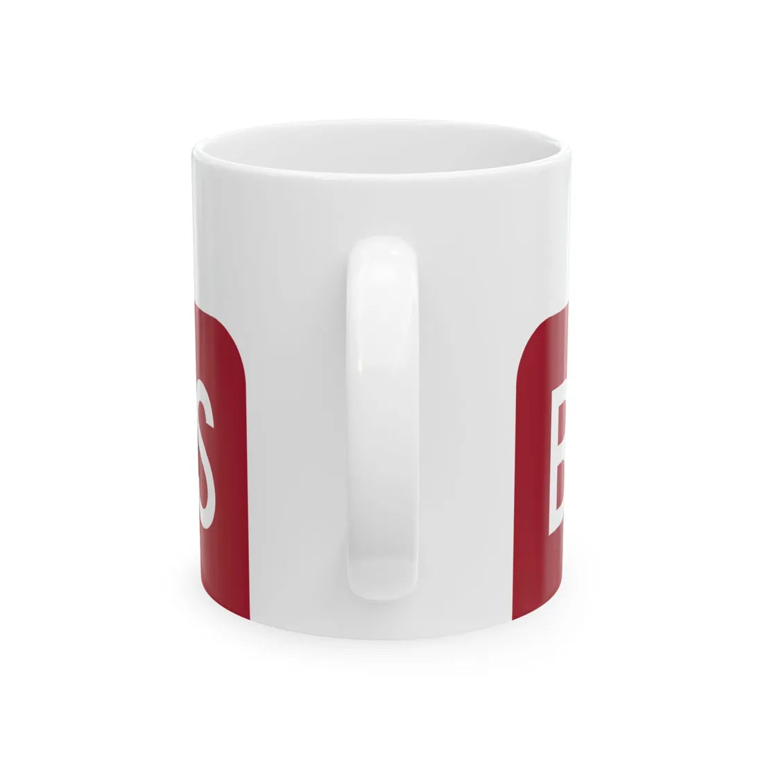 Business plate red FL 1956 (Florida) (Road Sign) White Coffee Mug - Go Mug Yourself