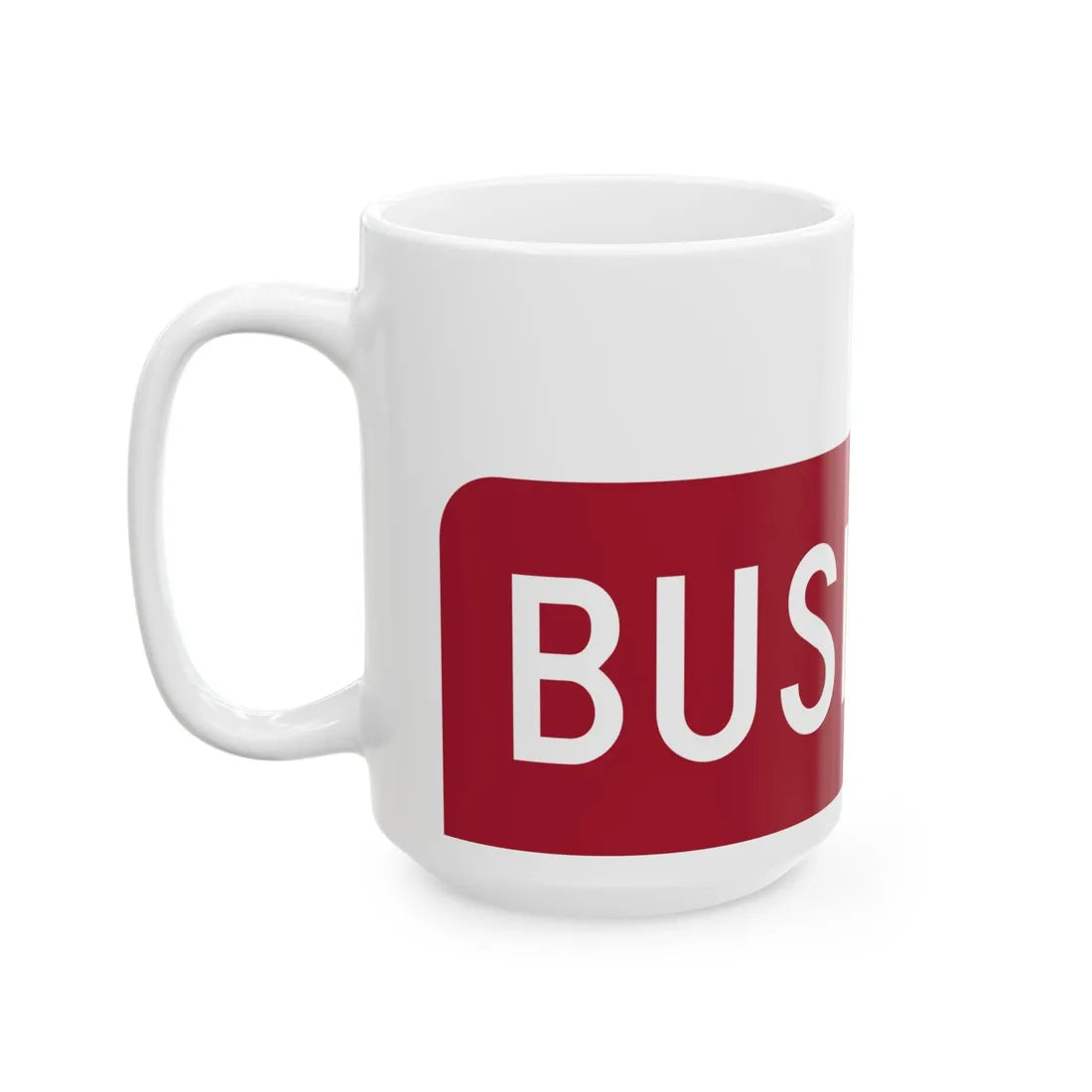 Business plate red FL 1956 (Florida) (Road Sign) White Coffee Mug - Go Mug Yourself