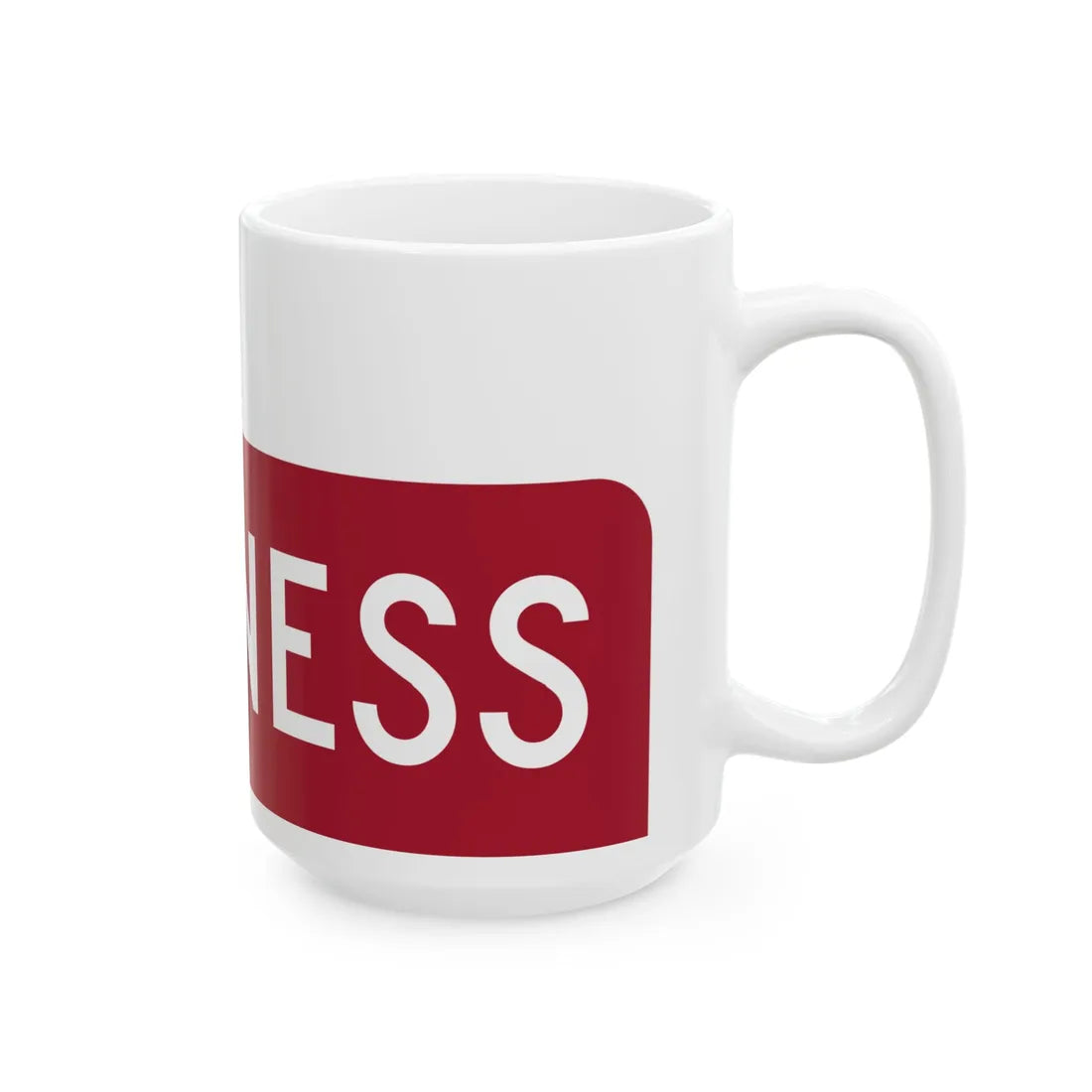 Business plate red FL 1956 (Florida) (Road Sign) White Coffee Mug - Go Mug Yourself