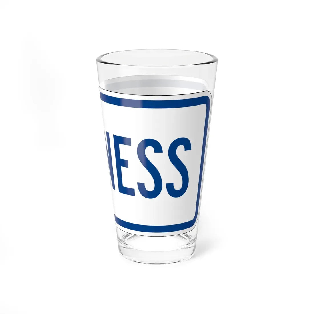 Business plate South Carolina (South Carolina) (Road Sign) Pint Glass 16oz - Go Mug Yourself