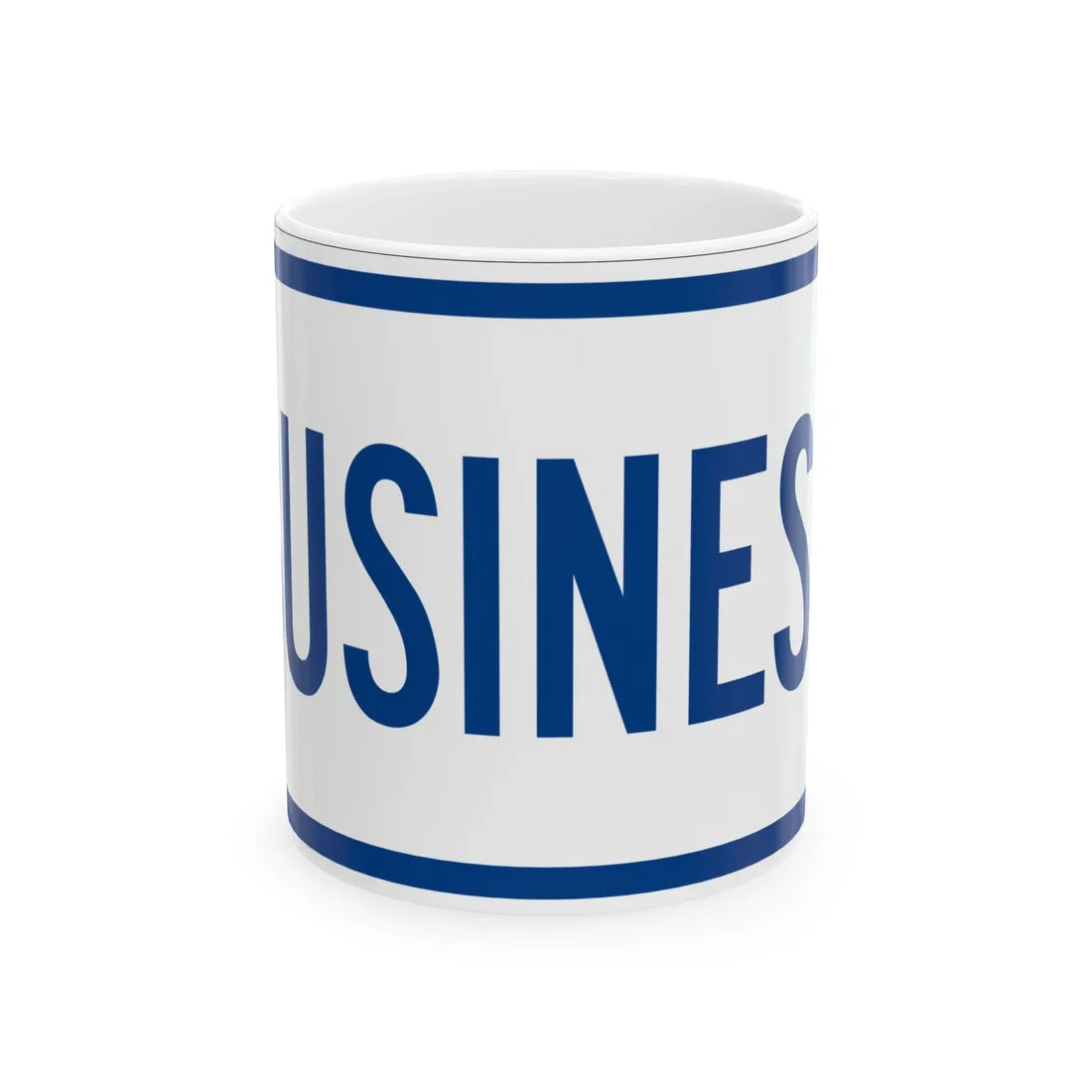 Business plate South Carolina (South Carolina) (Road Sign) White Coffee Mug 11oz - Go Mug Yourself