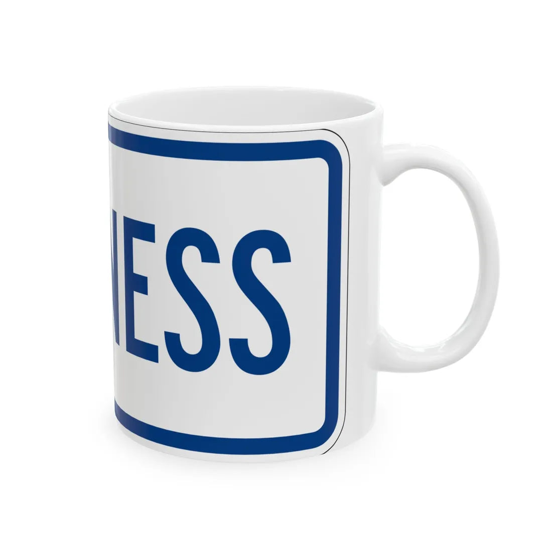 Business plate South Carolina (South Carolina) (Road Sign) White Coffee Mug - Go Mug Yourself