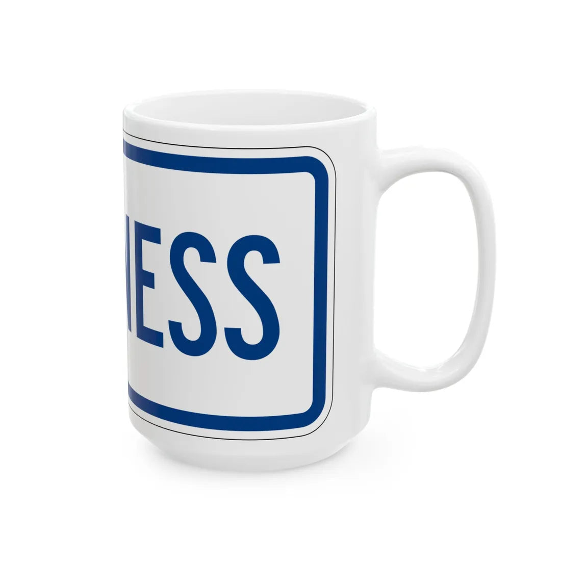 Business plate South Carolina (South Carolina) (Road Sign) White Coffee Mug - Go Mug Yourself