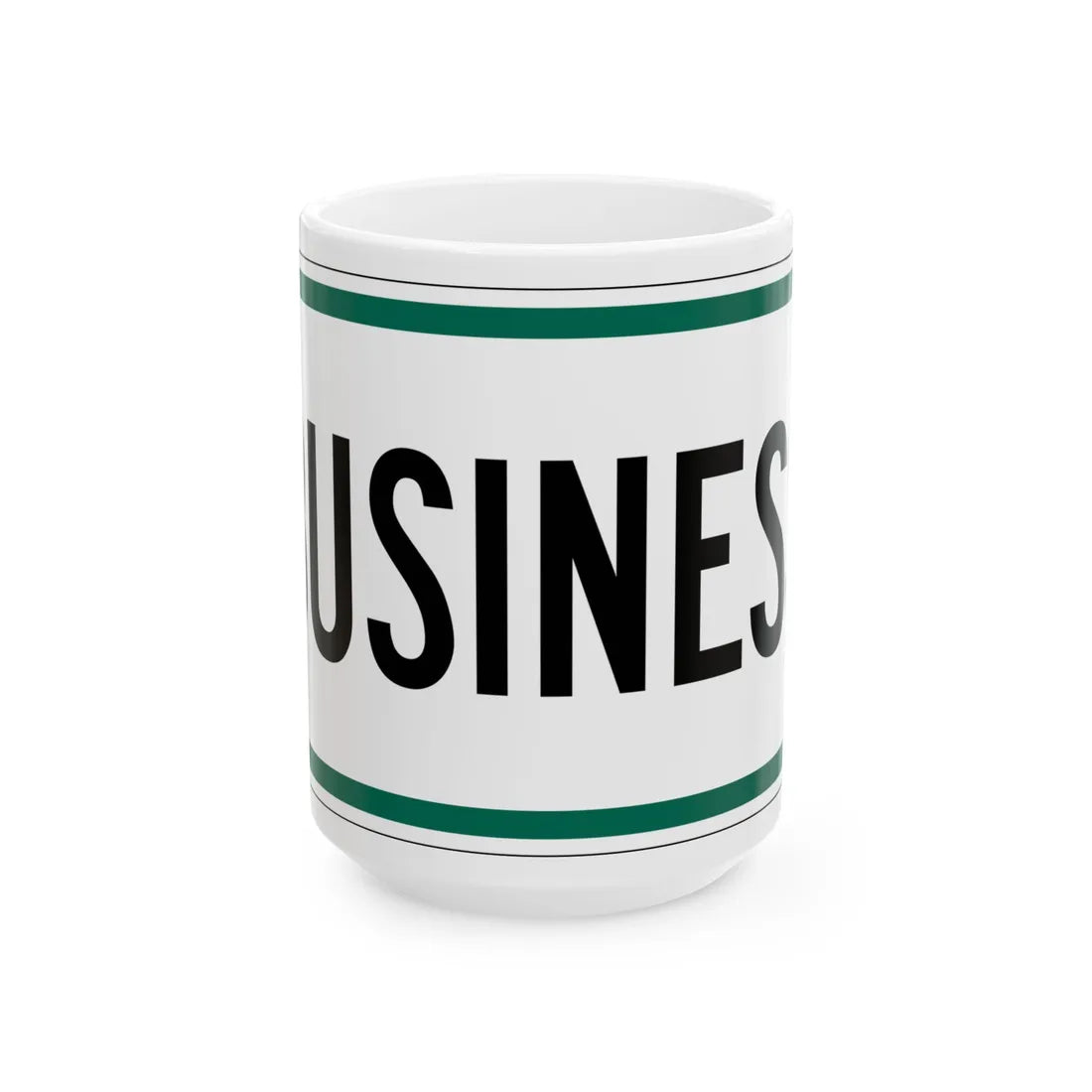 Business plate South Dakota (South Dakota) (Road Sign) White Coffee Mug 15oz - Go Mug Yourself