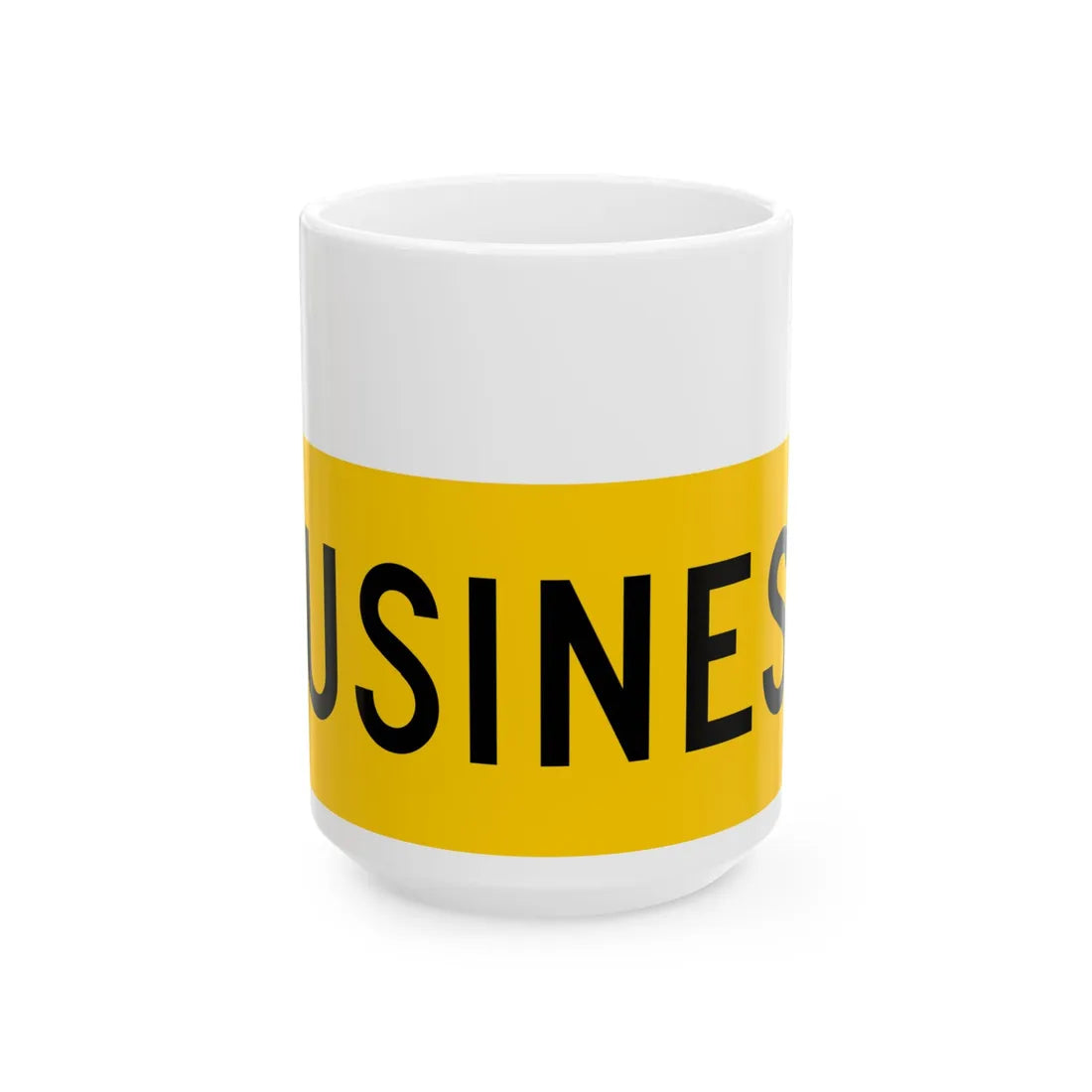 Business plate yellow FL 1956 (Florida) (Road Sign) White Coffee Mug 15oz - Go Mug Yourself