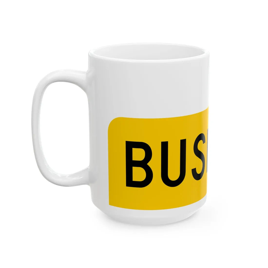 Business plate yellow FL 1956 (Florida) (Road Sign) White Coffee Mug - Go Mug Yourself