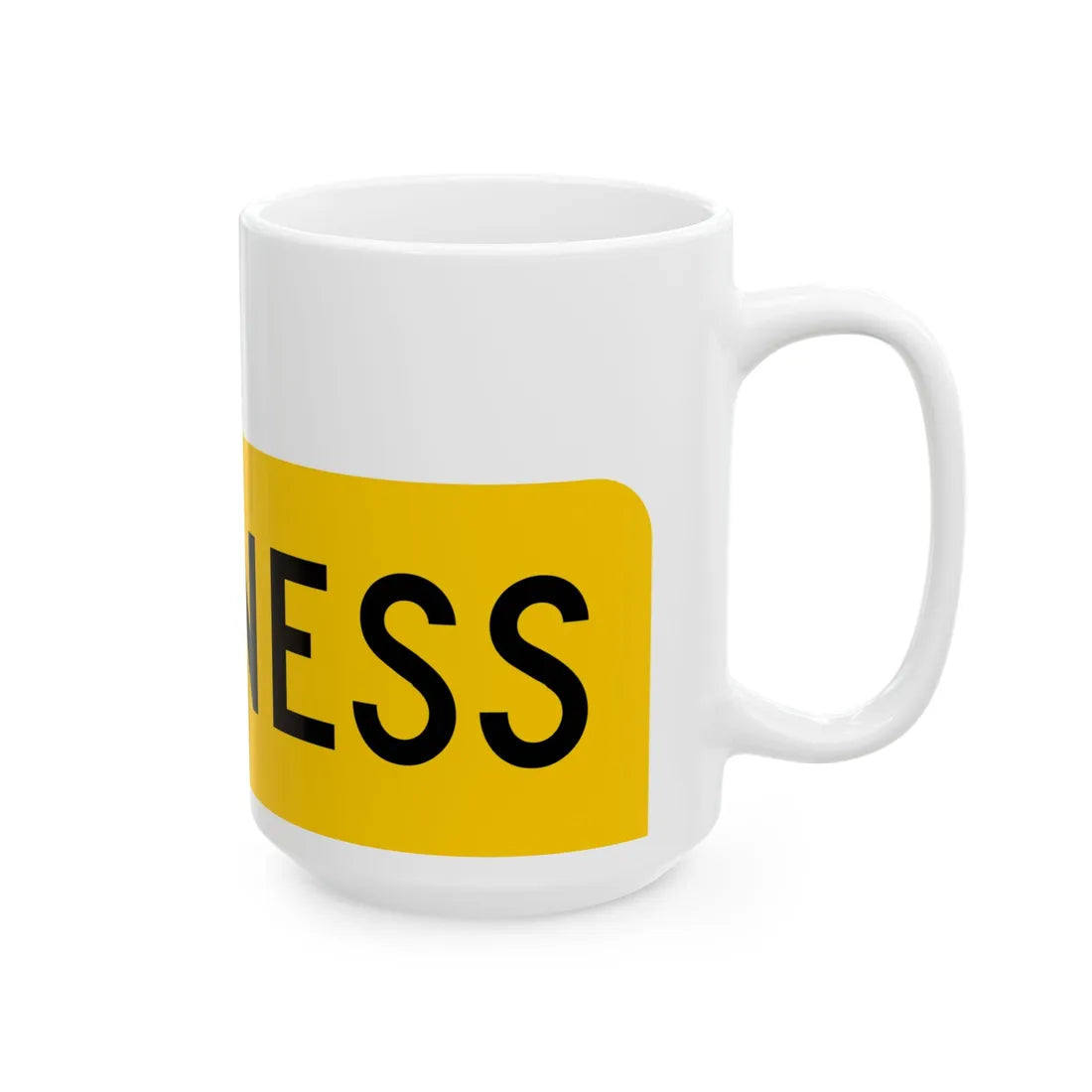 Business plate yellow FL 1956 (Florida) (Road Sign) White Coffee Mug - Go Mug Yourself