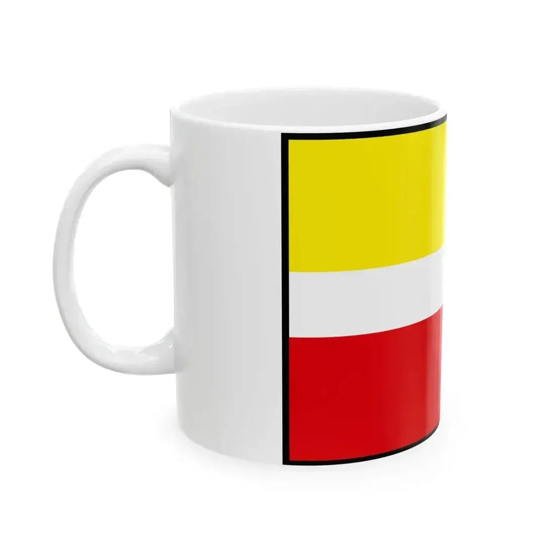 Busovce Kezmarok Flag (Slovakia) White Coffee Mug - Go Mug Yourself