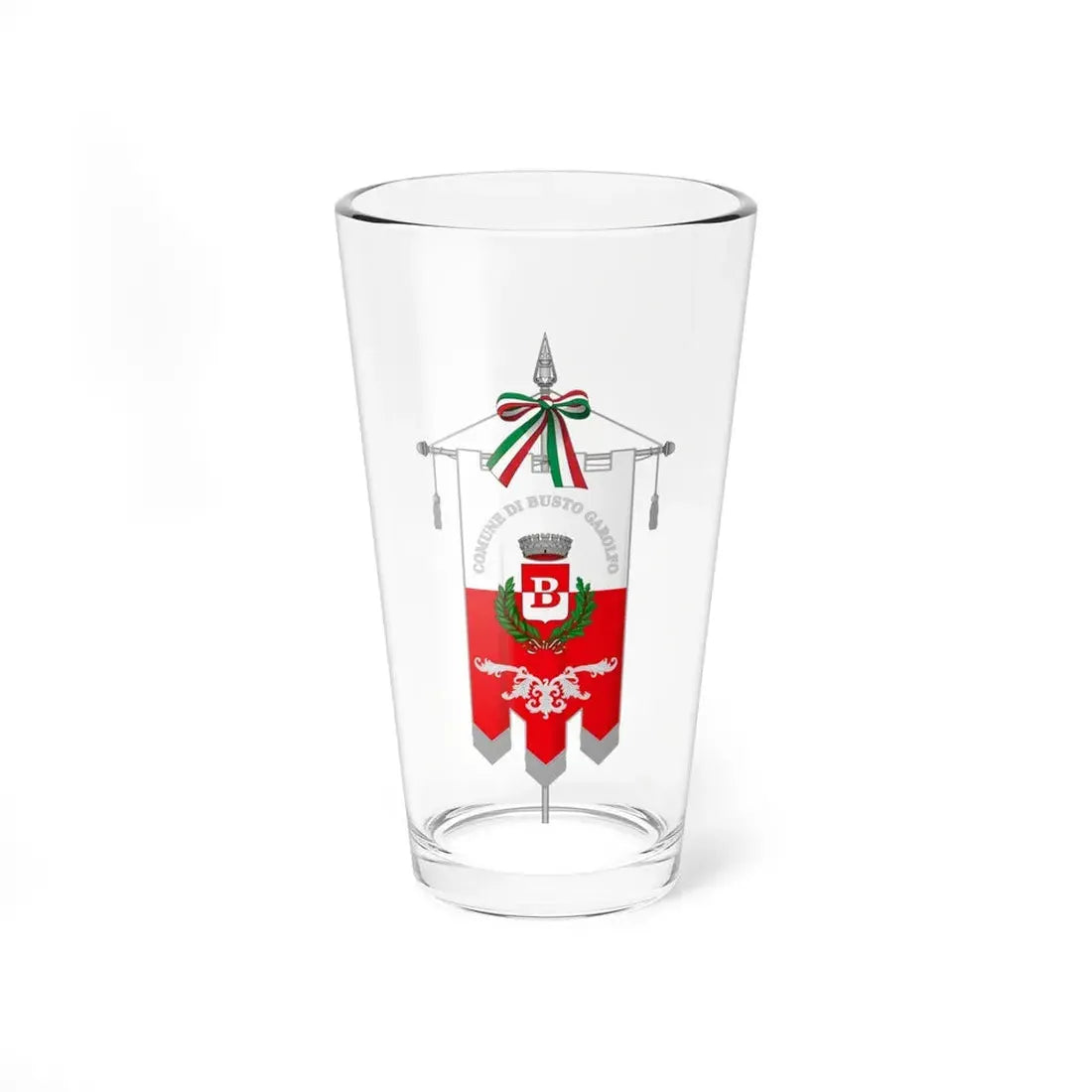 Busto Garolfo-Gonfalone (Italy) Pint Glass 16oz 16oz - Go Mug Yourself