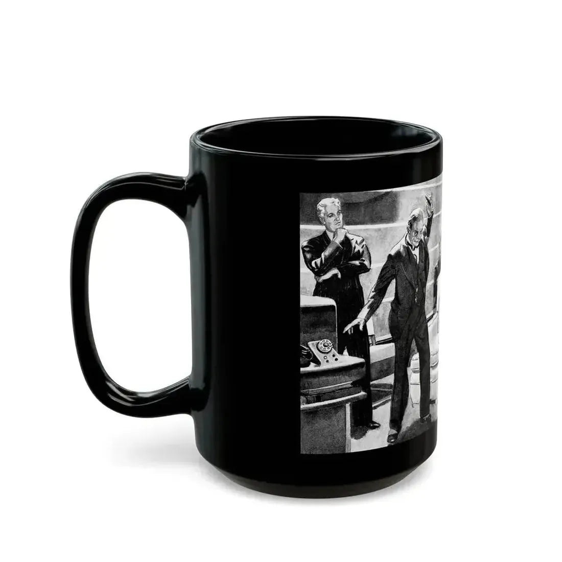But the Melody Lingers On, Liberty magazine, November 21, 1936 - Black Coffee Mug - Go Mug Yourself
