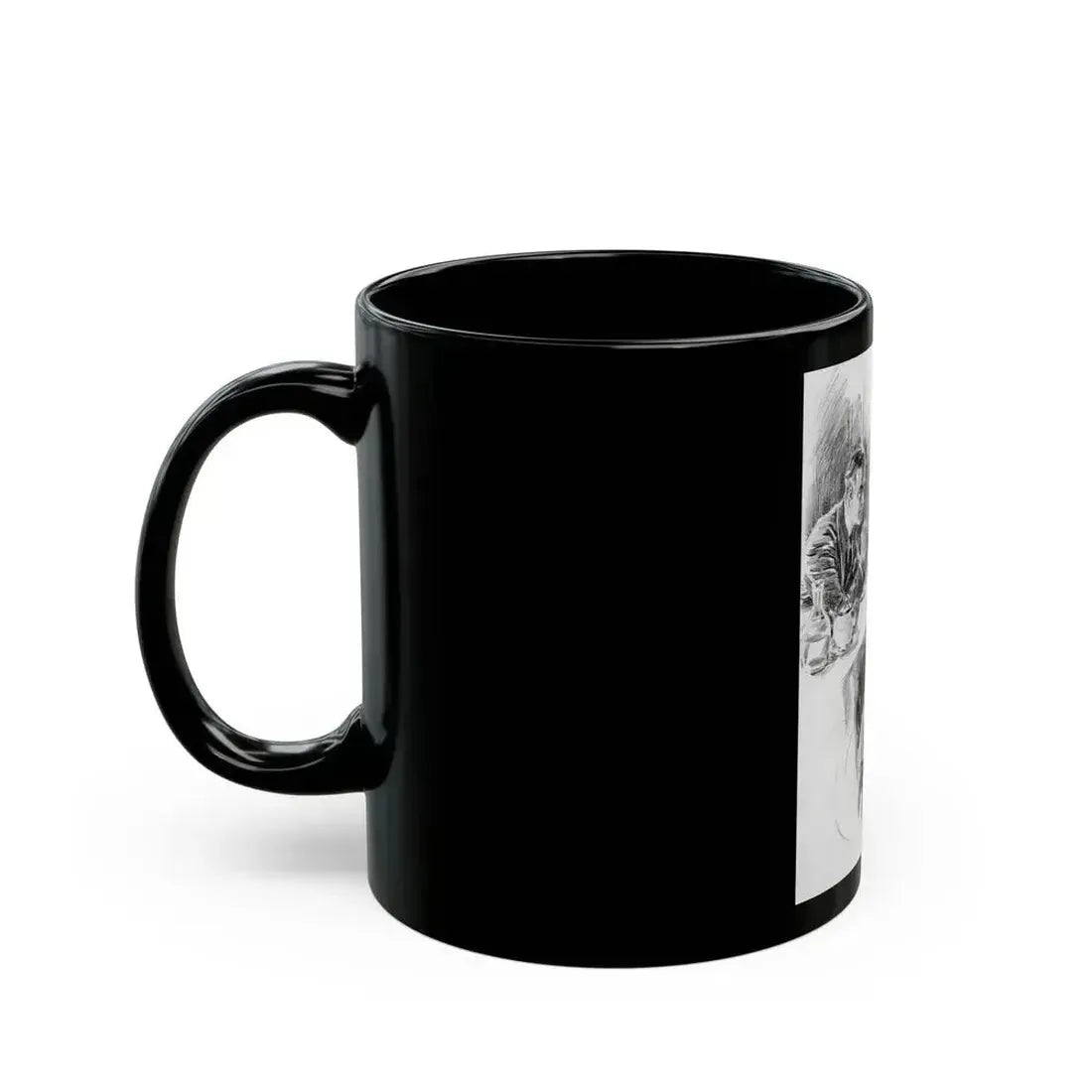 But You Could Go into His Arms, interior magazine illustration - Black Coffee Mug - Go Mug Yourself