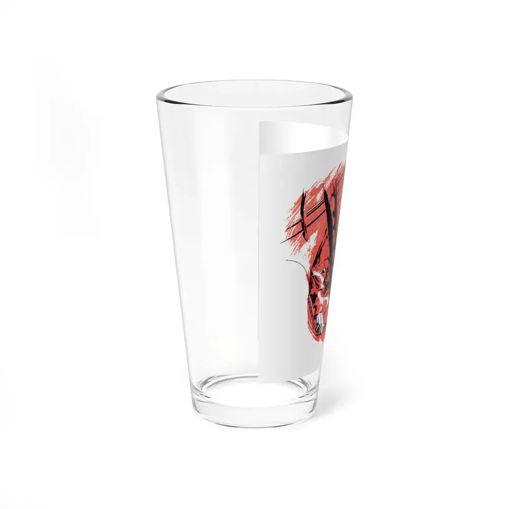 Button, Button, Bluebook Magazine, March 1954 (Magazine Illustration) Pint Glass 16oz - Go Mug Yourself