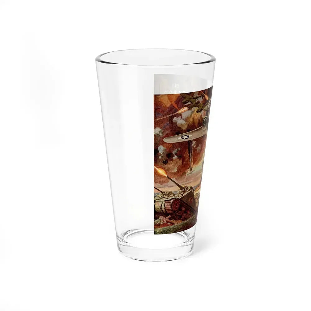 Buy War Bonds Today adv, The Saturday Evening Post, February 5, 1944 (Magazine Illustration) Pint Glass 16oz - Go Mug Yourself