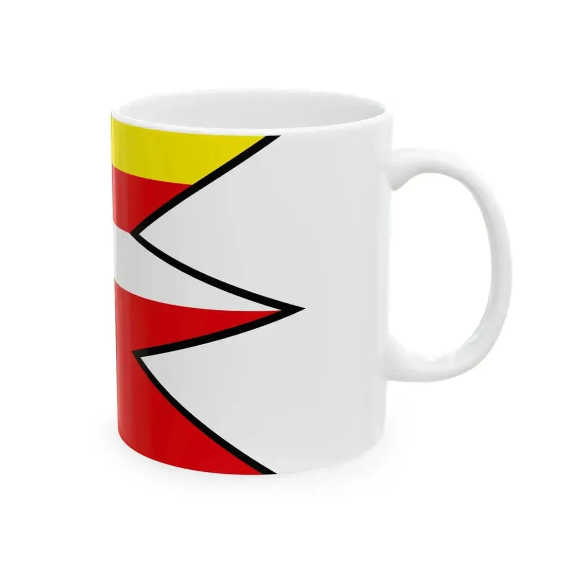 Buzitka Lucenec Flag (Slovakia) White Coffee Mug - Go Mug Yourself