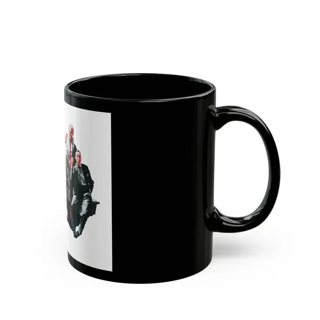 Buzz Meets a Mammoth (1), The American Magazine, July 1938 - Black Coffee Mug - Go Mug Yourself