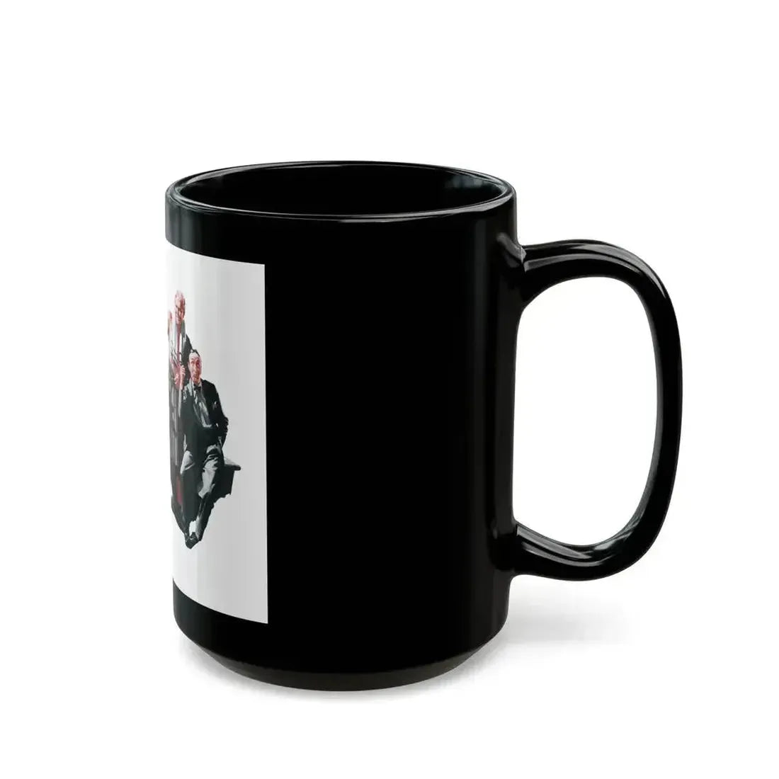 Buzz Meets a Mammoth (1), The American Magazine, July 1938 - Black Coffee Mug - Go Mug Yourself