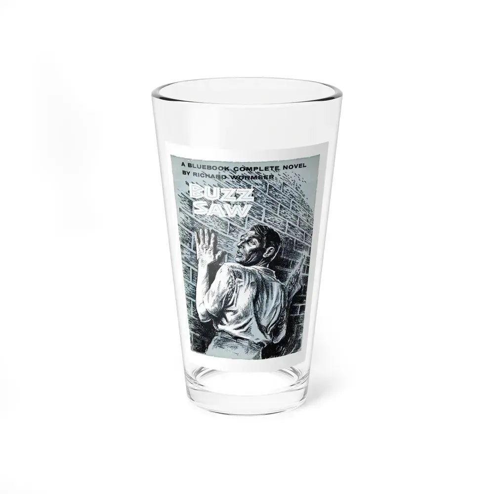 Buzz Saw, Bluebook Magazine, April 1955 (Magazine Illustration) Pint Glass 16oz 16oz - Go Mug Yourself