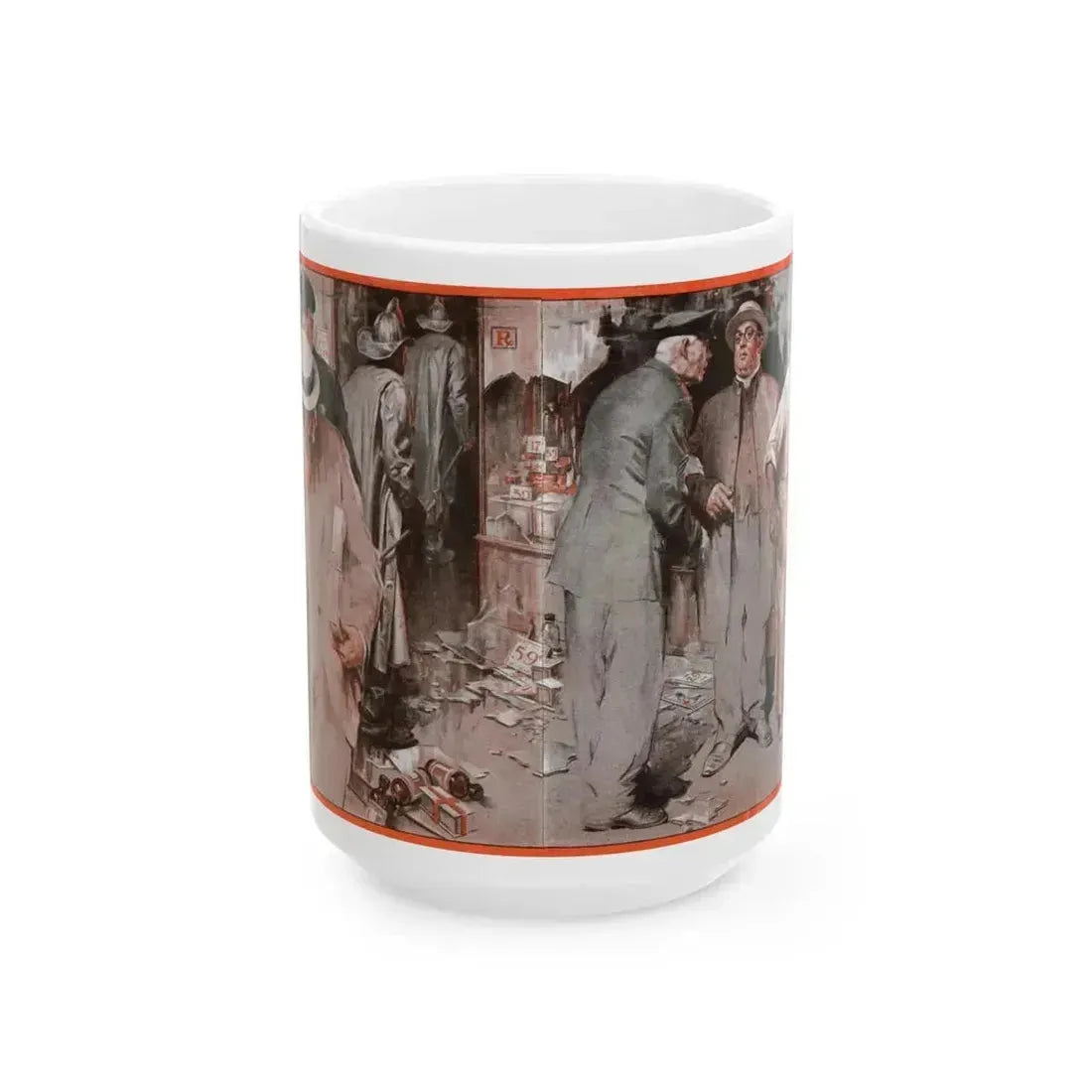 Buzz the Bullfrog (2), The American Magazine, January 1934 - White Coffee Mug 15oz - Go Mug Yourself