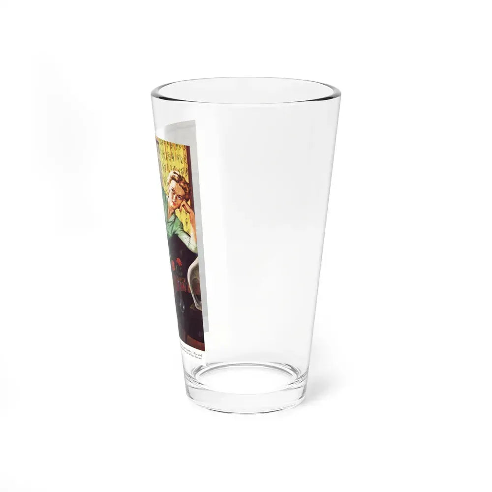 By Mutual Consent, Redbook, November 1952 (Magazine Illustration) Pint Glass 16oz - Go Mug Yourself