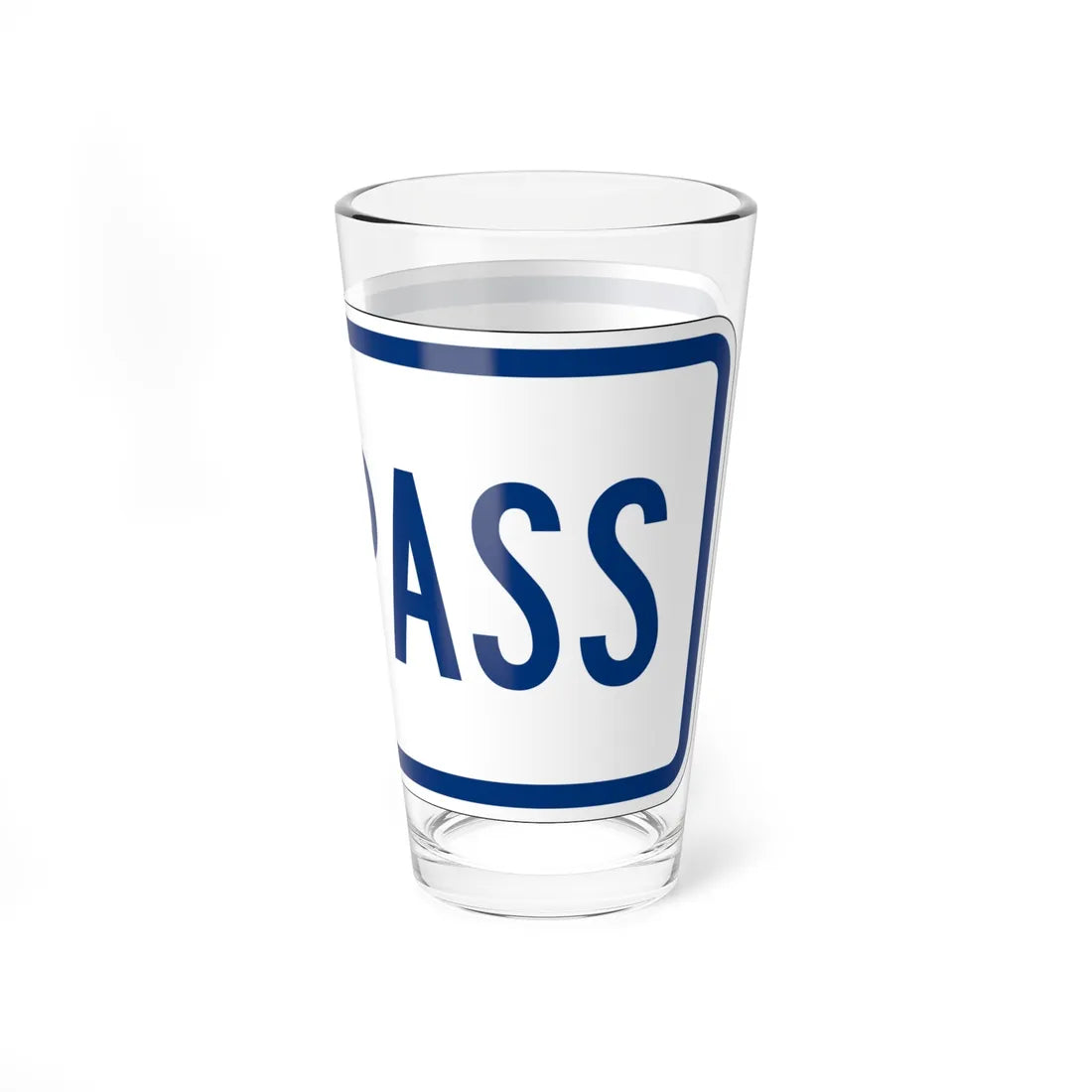 By-pass plate South Carolina (South Carolina) (Road Sign) Pint Glss 16oz - Go Mug Yourself