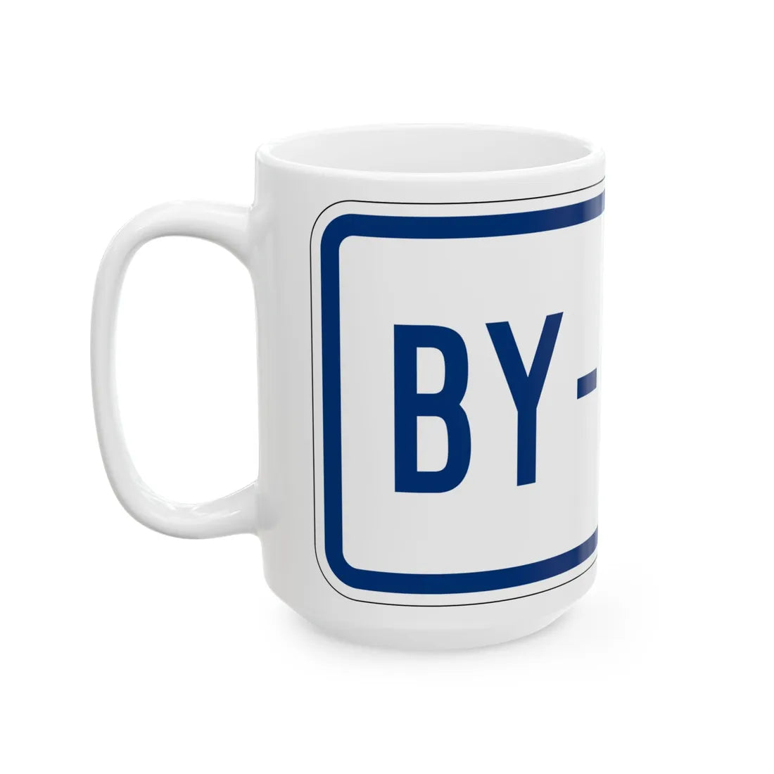 By-pass plate South Carolina (South Carolina) (Road Sign) White Coffee Mug - Go Mug Yourself