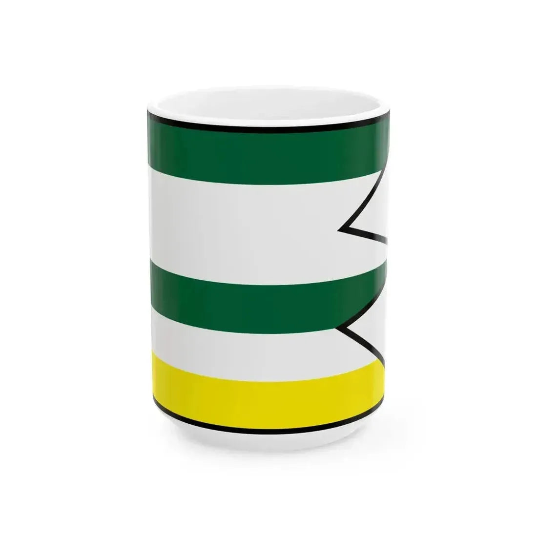 Bystra Stropkov Flag (Slovakia) White Coffee Mug 15oz - Go Mug Yourself