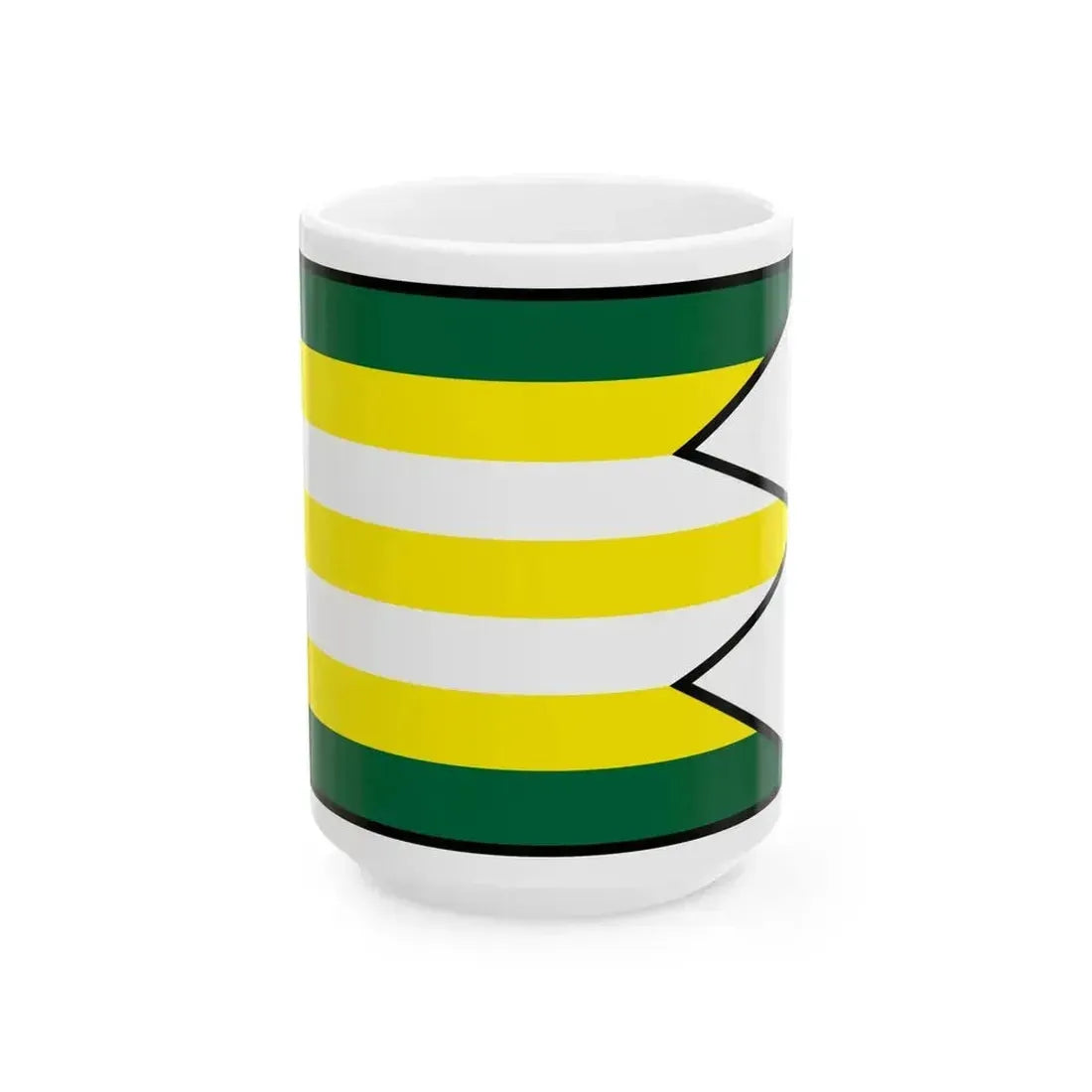 Bystricany Prievidza Flag (Slovakia) White Coffee Mug 15oz - Go Mug Yourself