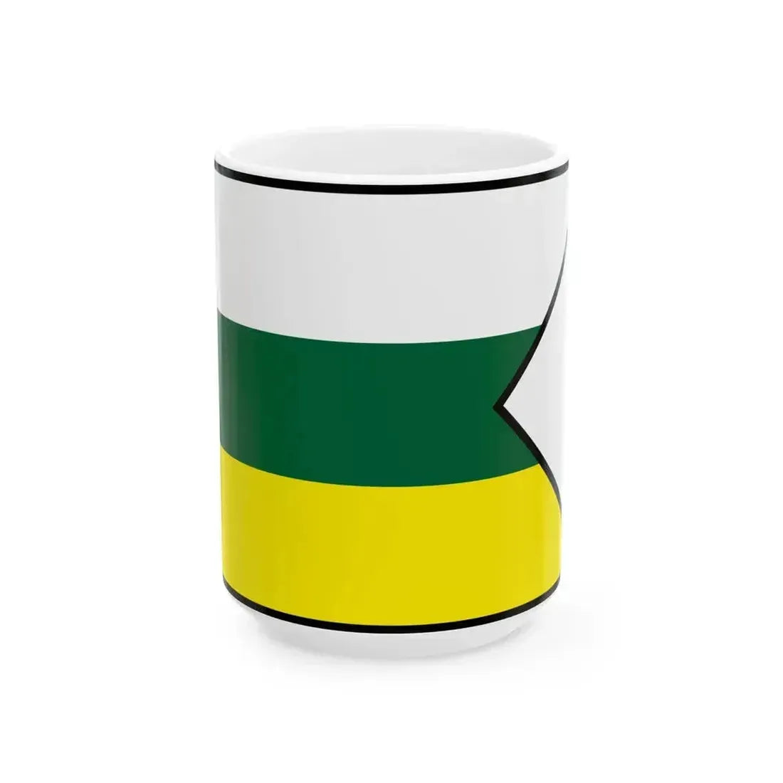 Bytca Bytca Flag (Slovakia) White Coffee Mug 15oz - Go Mug Yourself