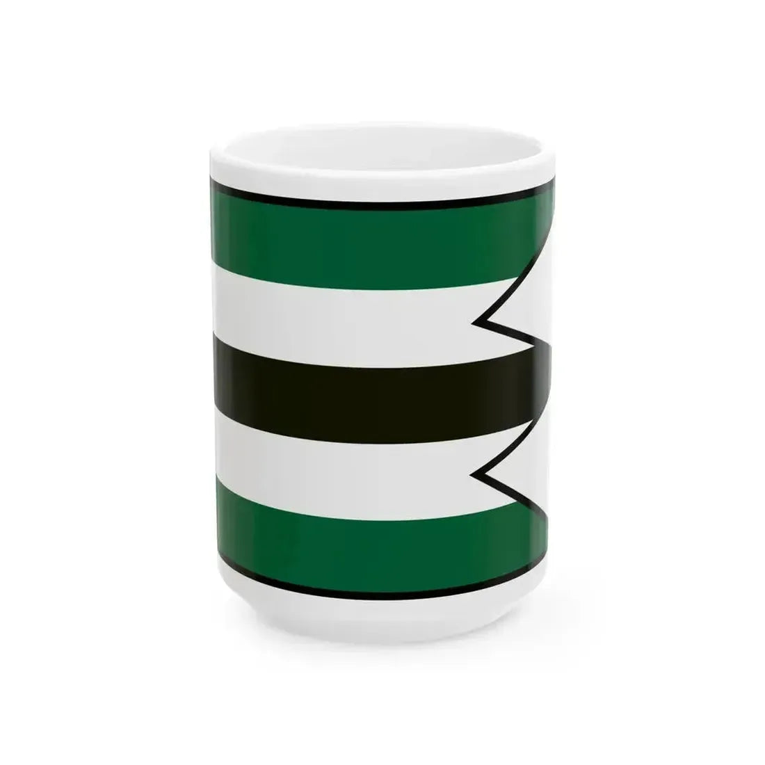 Bzany Stropkov Flag (Slovakia) White Coffee Mug 15oz - Go Mug Yourself